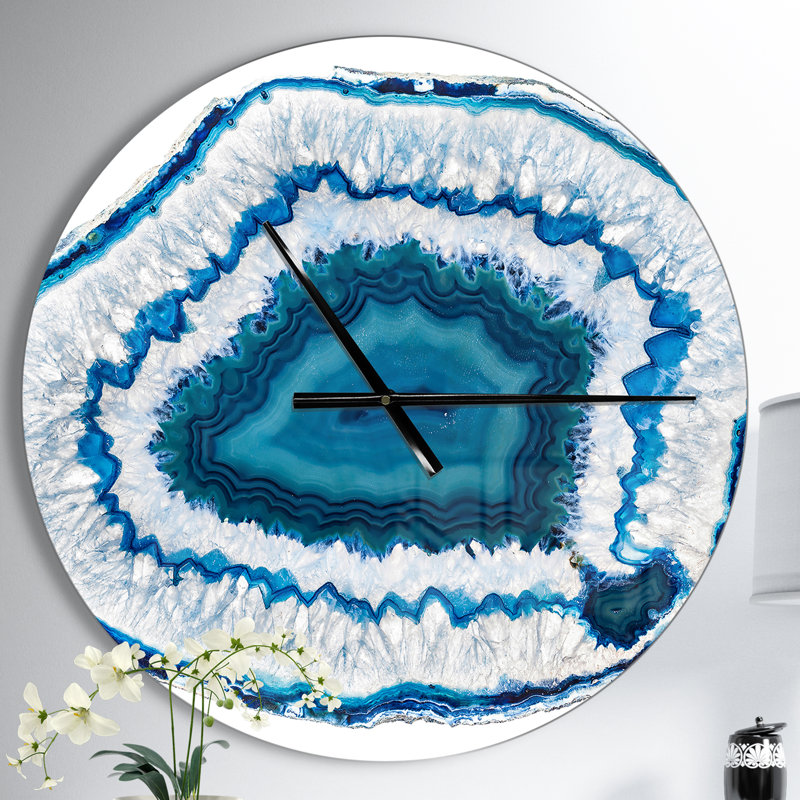 Mercer41 Oversized Crystal Wall Clock & Reviews Wayfair